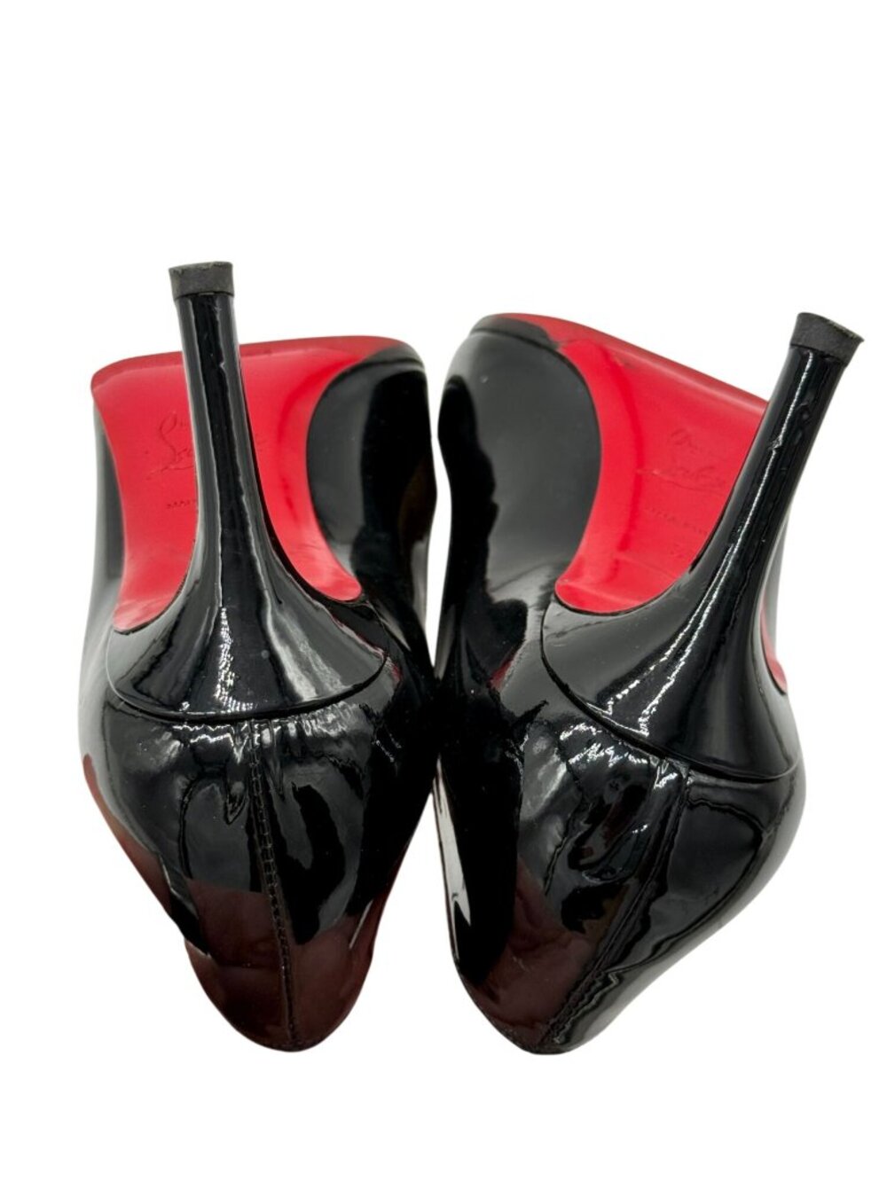 Christian Louboutin Simple Pump 70 Black Patent Leather Pumps - Size 37 - Picture 5 of 10